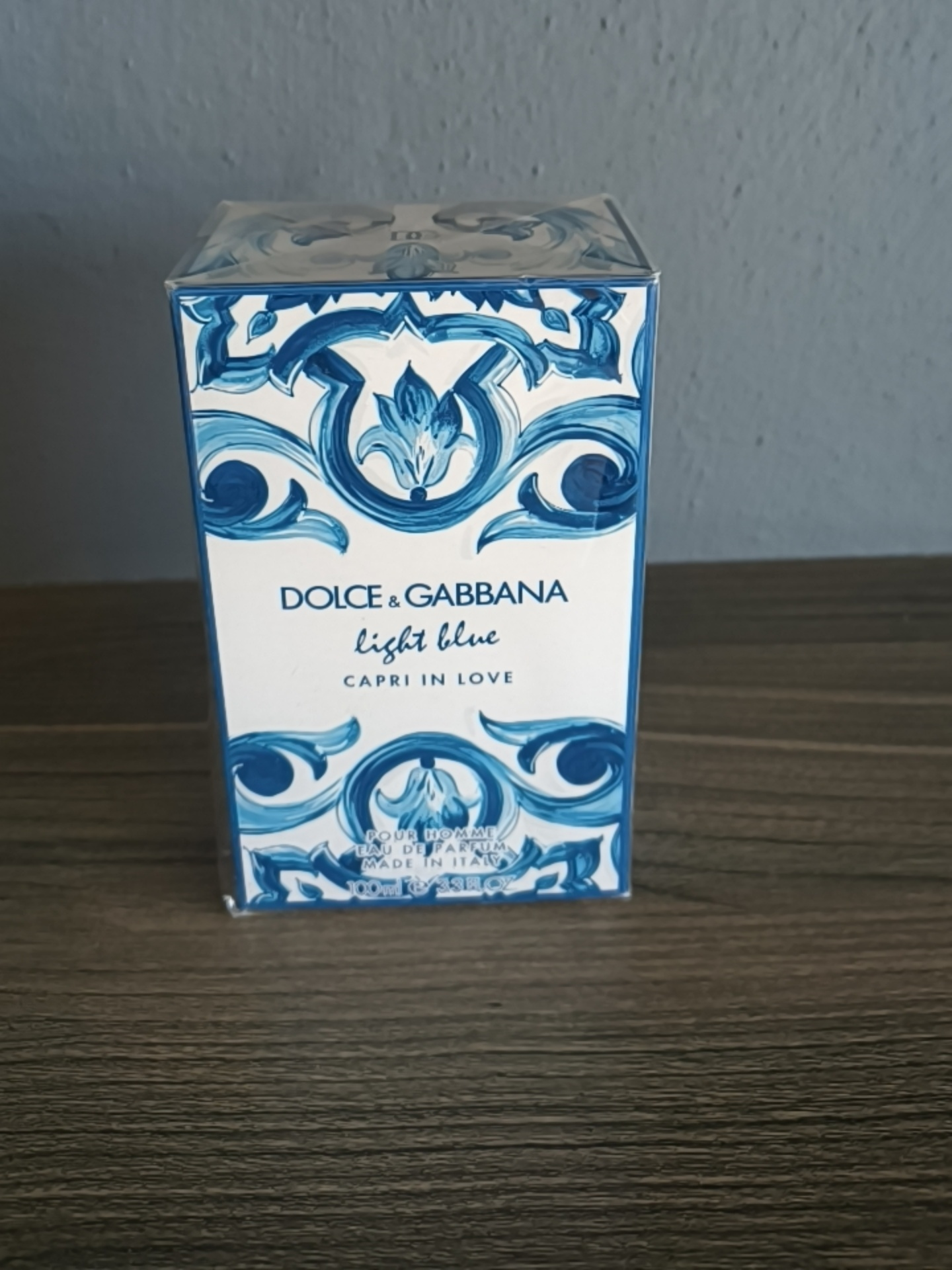 DOLCE & GABBANA LIGHT BLUE CAPRI IN LOVE POUR HOMME EDP 100 ML 🇮🇹