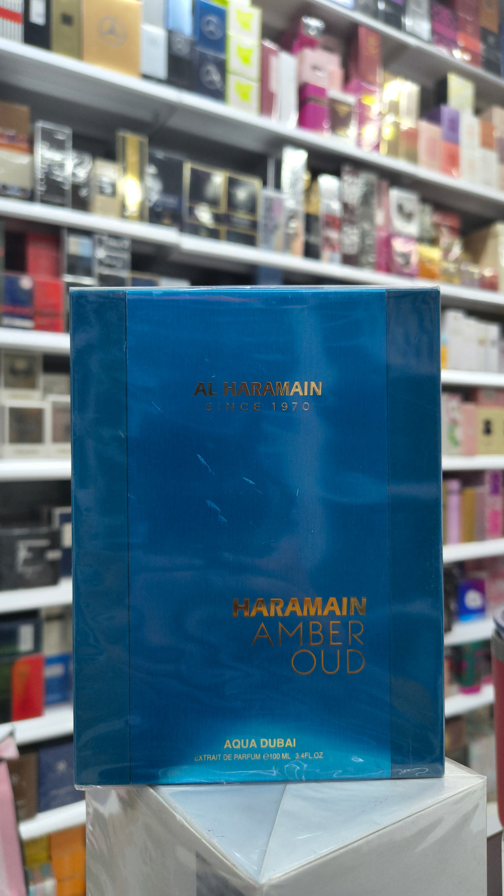 AL HARAMAIN AMBER OUD AQUA DUBAI — EXTRAIT DE PARFUM 100 ML