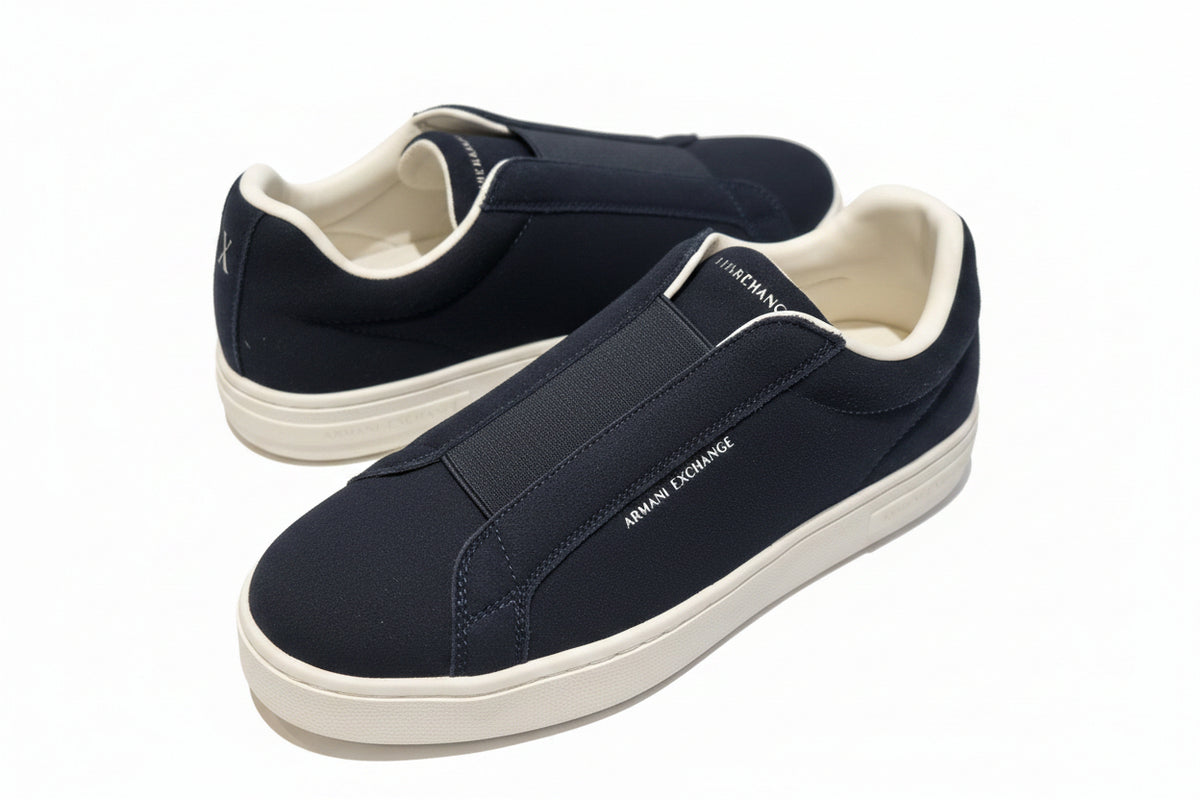 Tenis Armani Exchange — Deep Navy Sin Cordones